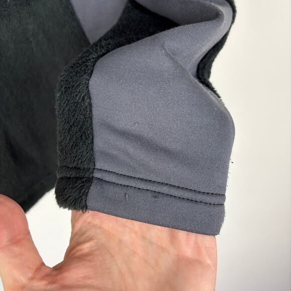 Eastern Mountain Sports Black high pile full zip fleece polartec jacket Small - Picture 4 of 8